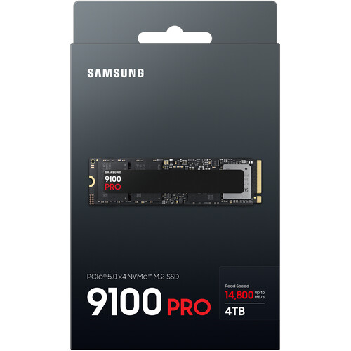Samsung 4TB 9100 PRO PCIe 5.0 M.2 Internal SSD