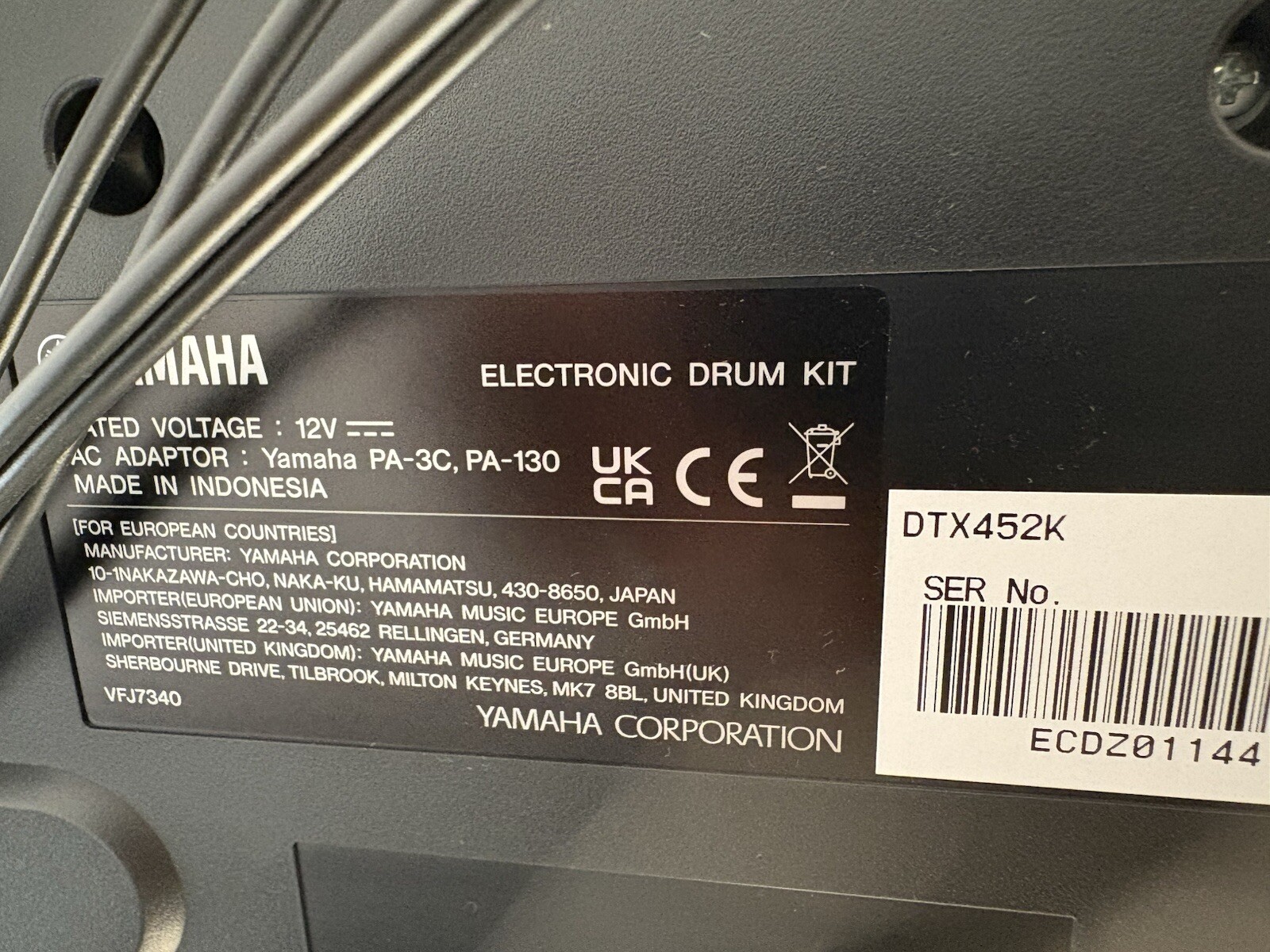 Yamaha DTX452K Electronic Drum Kit - image 4