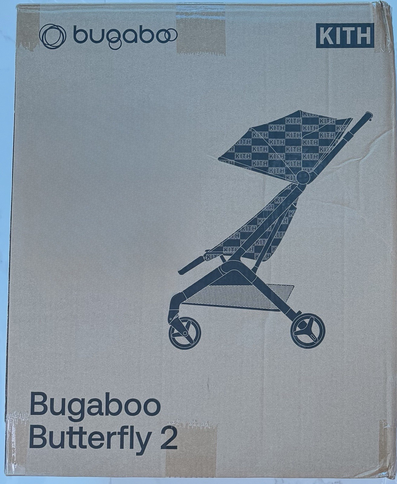 Kith for Bugaboo Butterfly 2 Travel Stroller Black Brand New