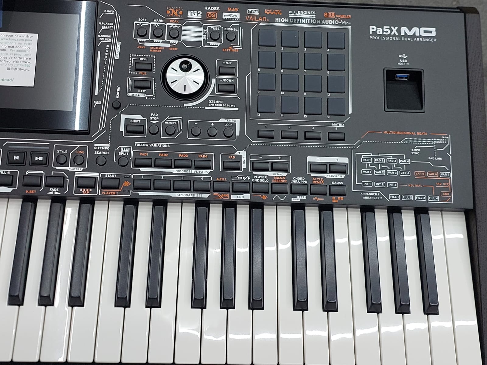 KORG PA5X MG Edition, Korg PA5X Oriental, Korg Pa4X MG2 Edition, Korg KRONOS2