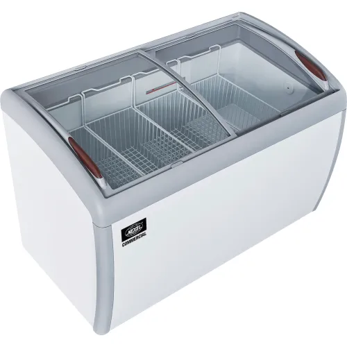 Ice Cream Freezer, Curved Glass Lid