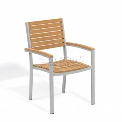 Travira Outdoor Armchair - Tekwood Natural (2 pk)