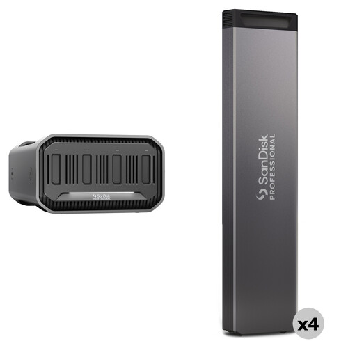 ערכת תחנת כונן מקצועית SanDisk Professional 16TB PRO-BLADE
