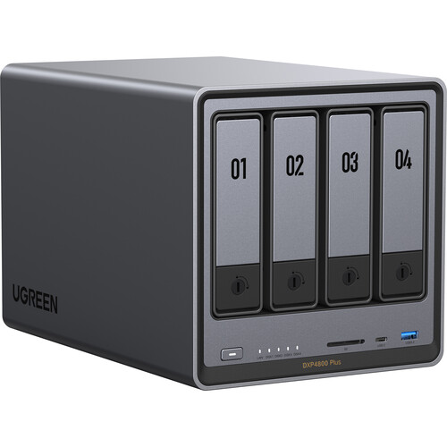ערכת מארז NAS UGREEN 80TB NASync DXP4800