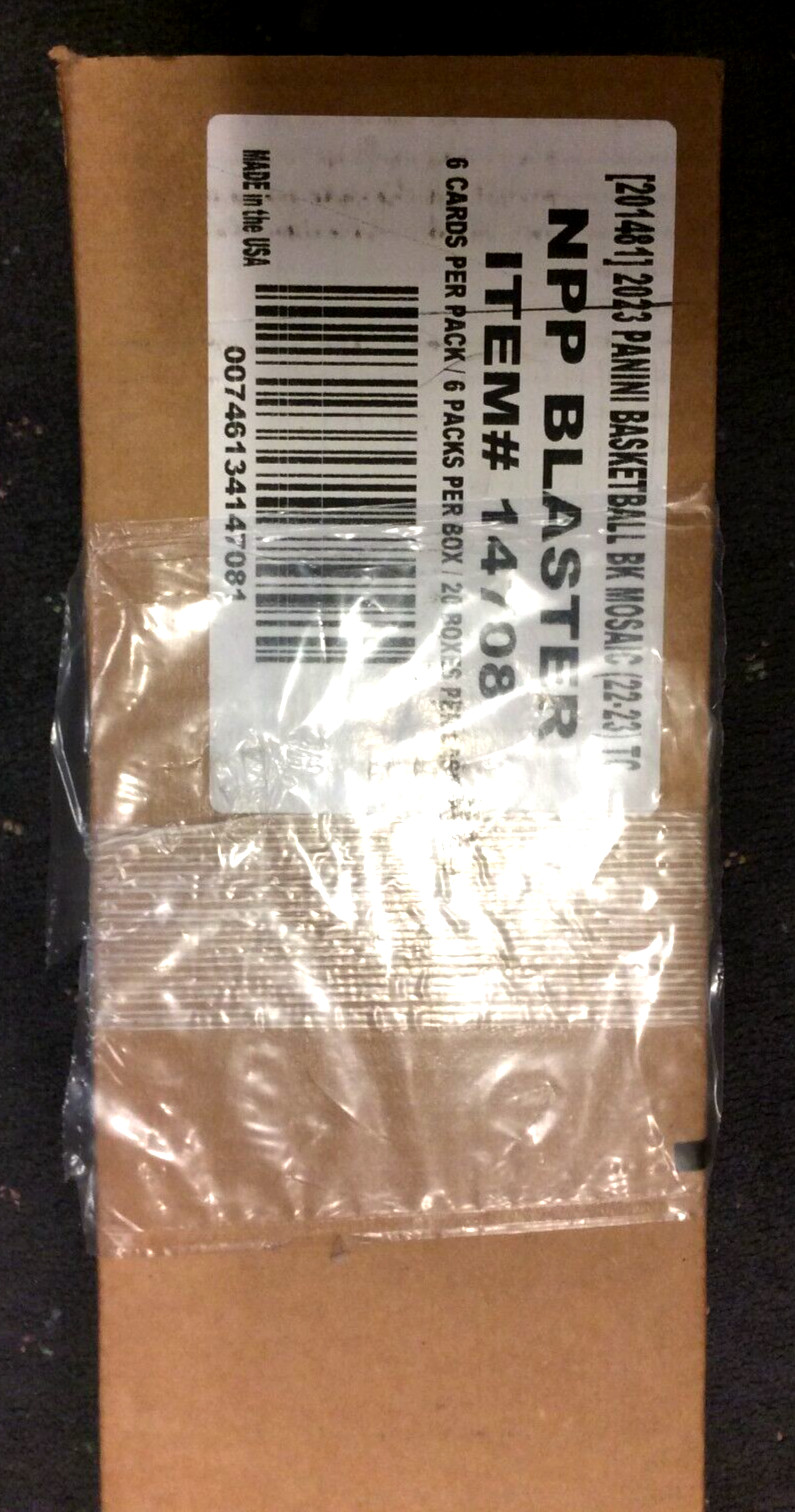 Panini NBA Mosaic Blaster box Factory Sealed Case20 boxes inside 720 cards total