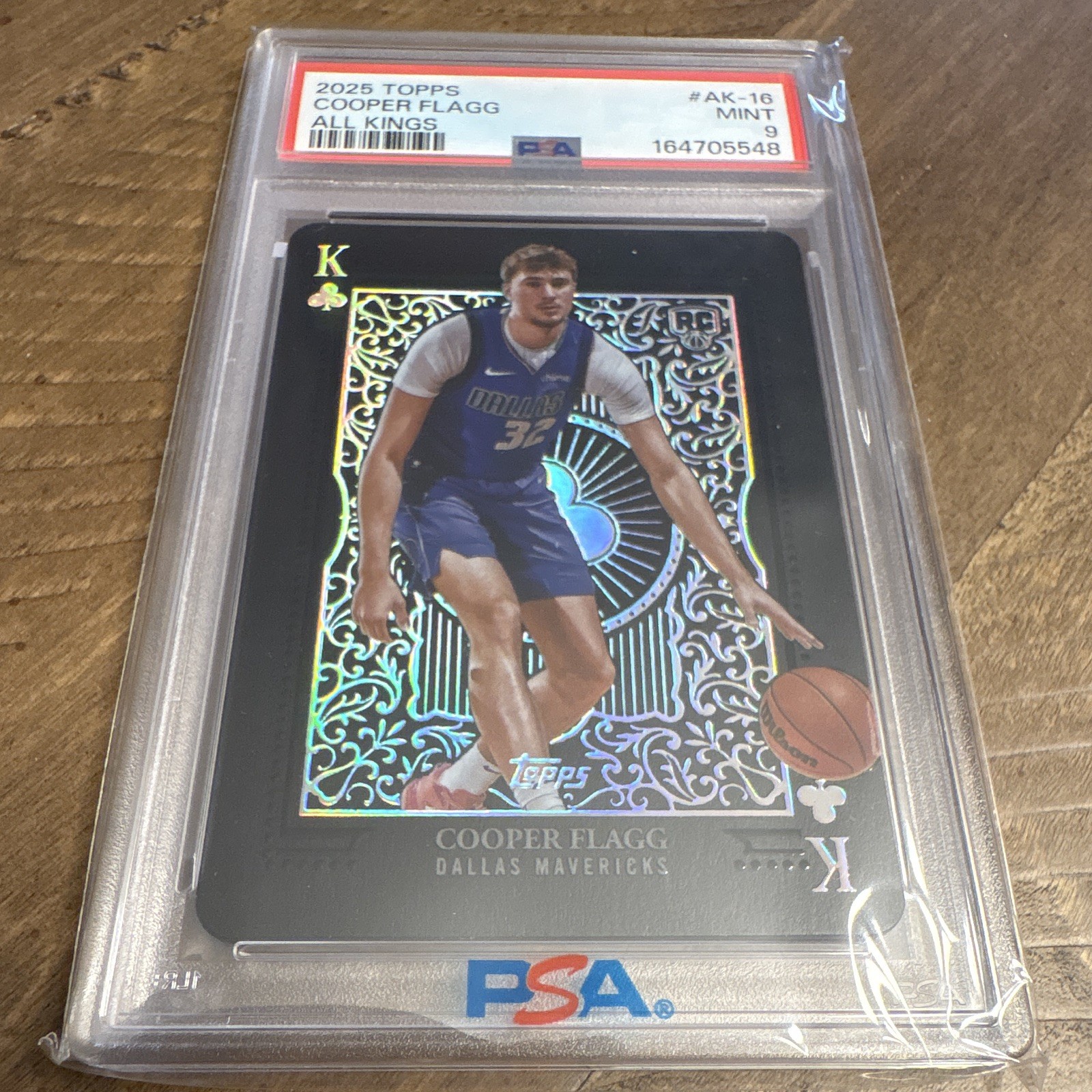 Cooper Flagg Rookie Card - All Kings AK-16 - Topps 2025 - PSA 9