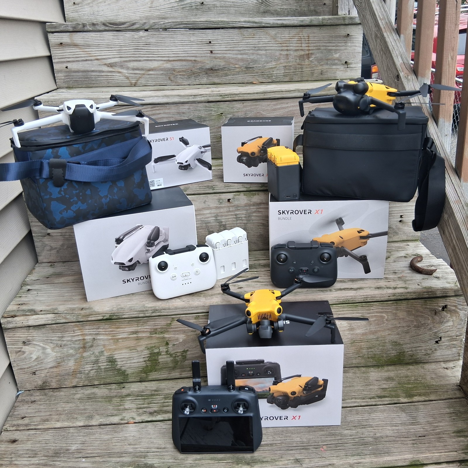 skyrover X1 combo with smart remote controller