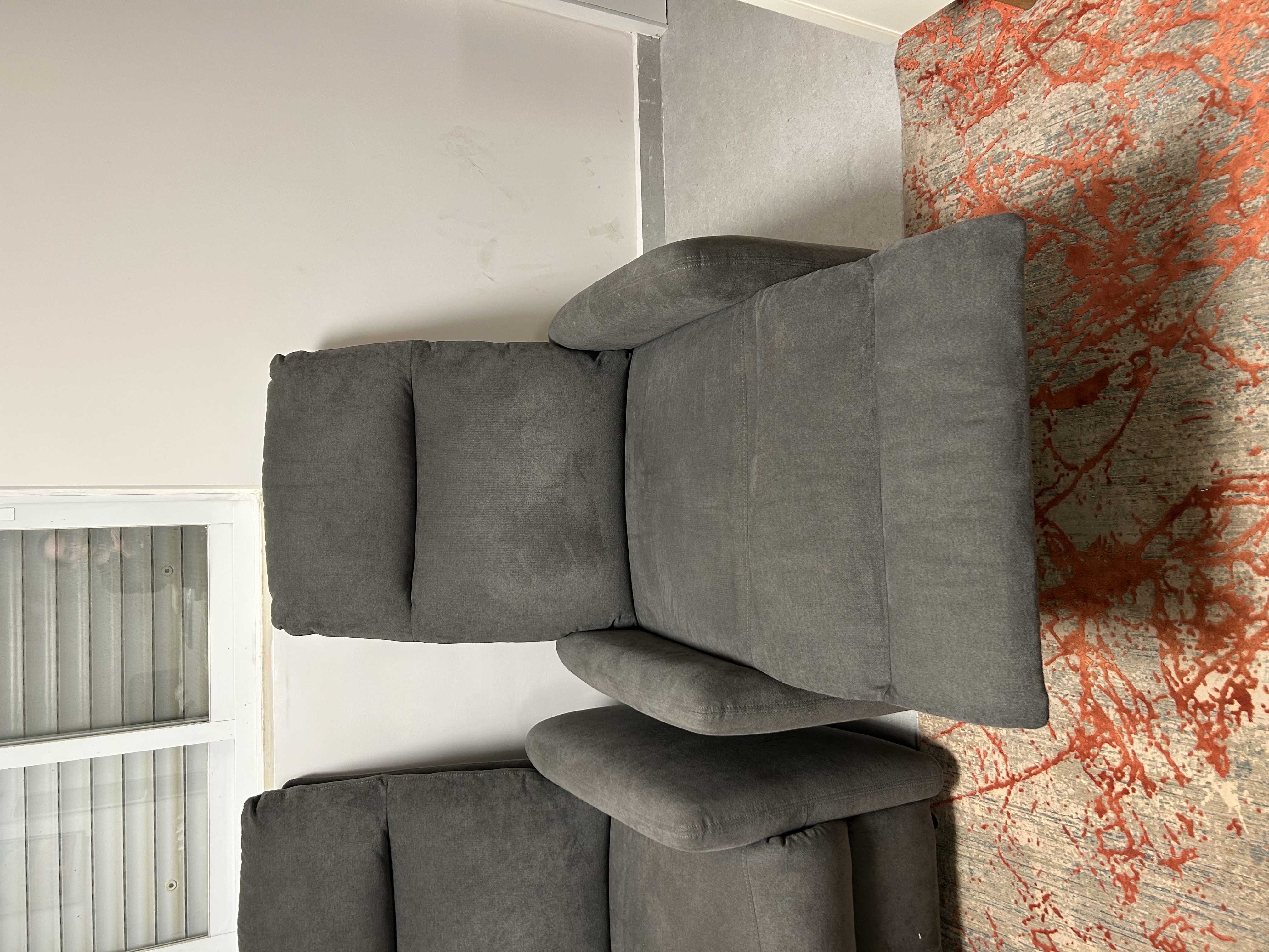 Reclining Gray Chairs