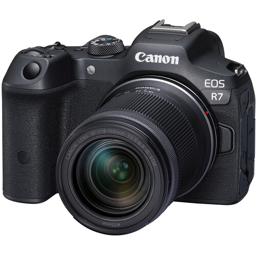 Canon EOS R7 Mirrorless Camera with 18-150mm Lens and Essentials+ Kit