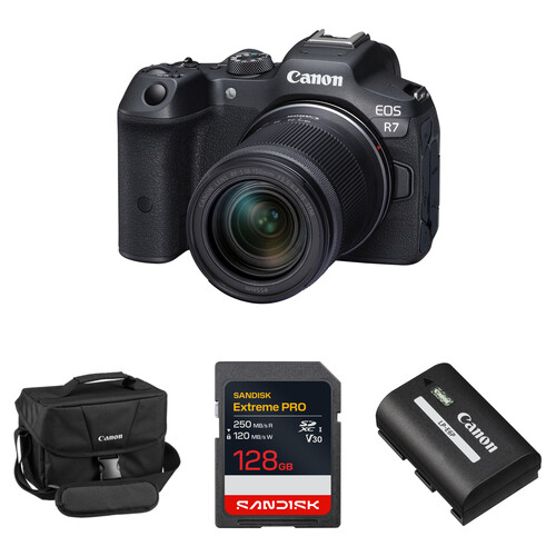Canon EOS R7 Mirrorless Camera with 18-150mm Lens and Essentials+ Kit - image 2