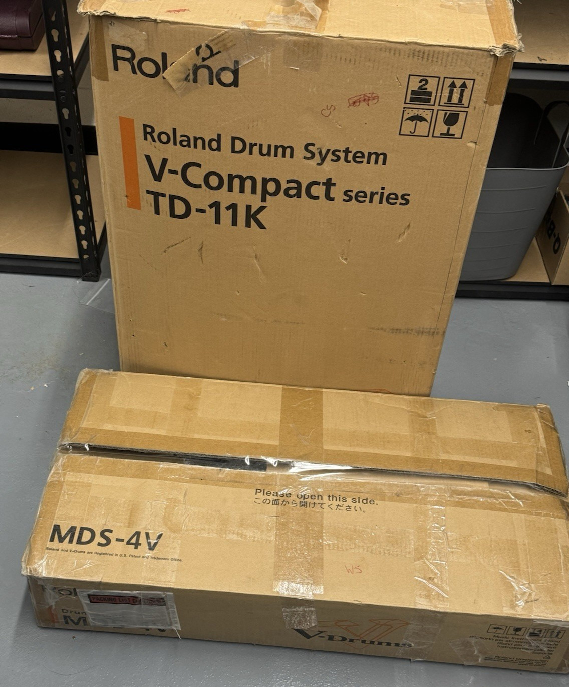 Roland Drum System V Compact Series TD-11k With MDS-4v Stand