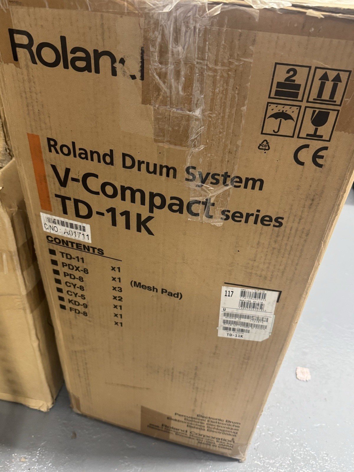 Roland Drum System V Compact Series TD-11k With MDS-4v Stand - image 3