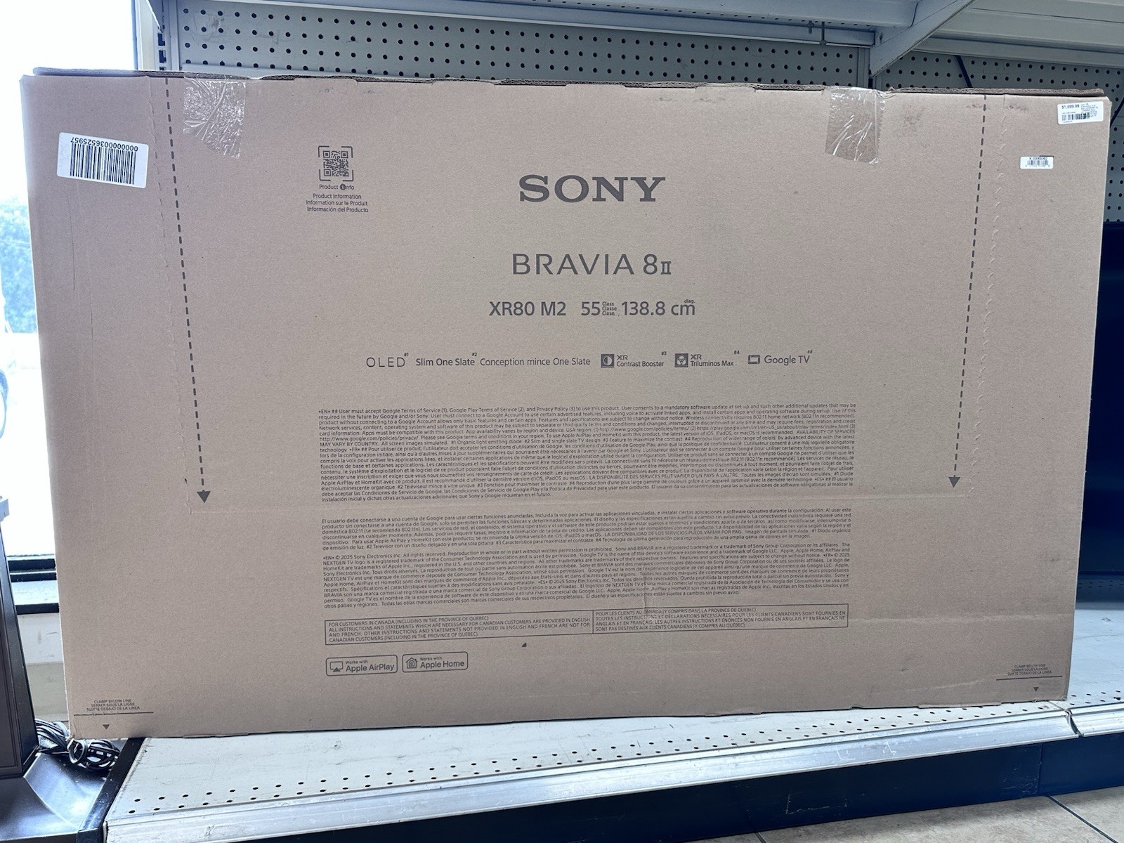 Sony K-55XR80M2 BRAVIA 8 II 55 inch