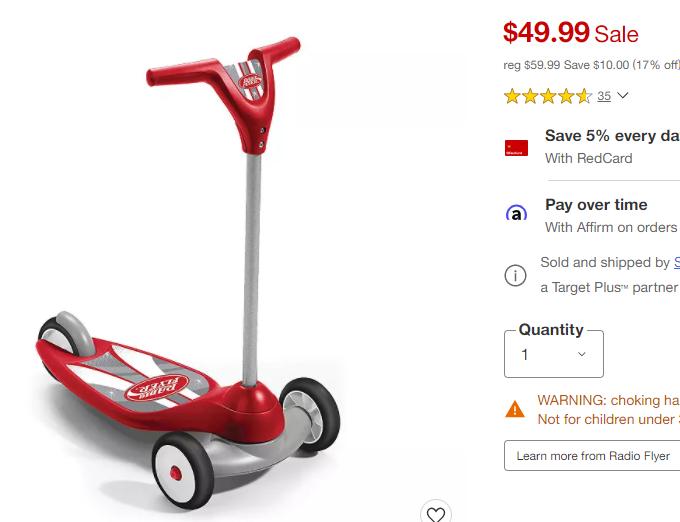 Radio Flyer Scooter - The Jerusalem Market