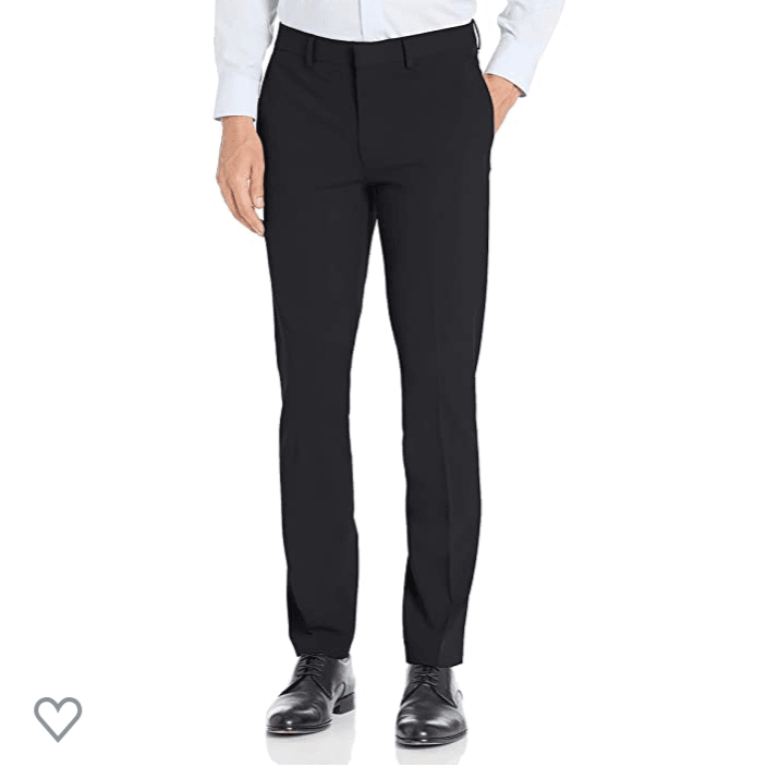 Black Washable Dress Pants Skinny Fit Size 33x29-NEW - The Jerusalem Market