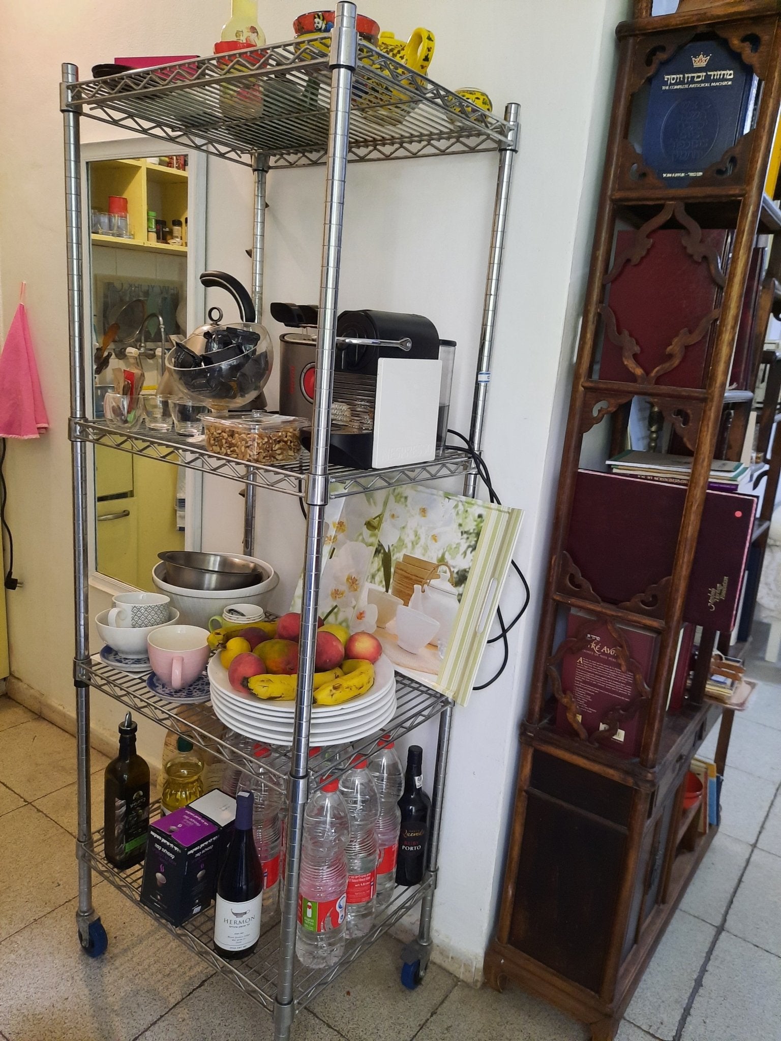 metal shelf - The Jerusalem Market