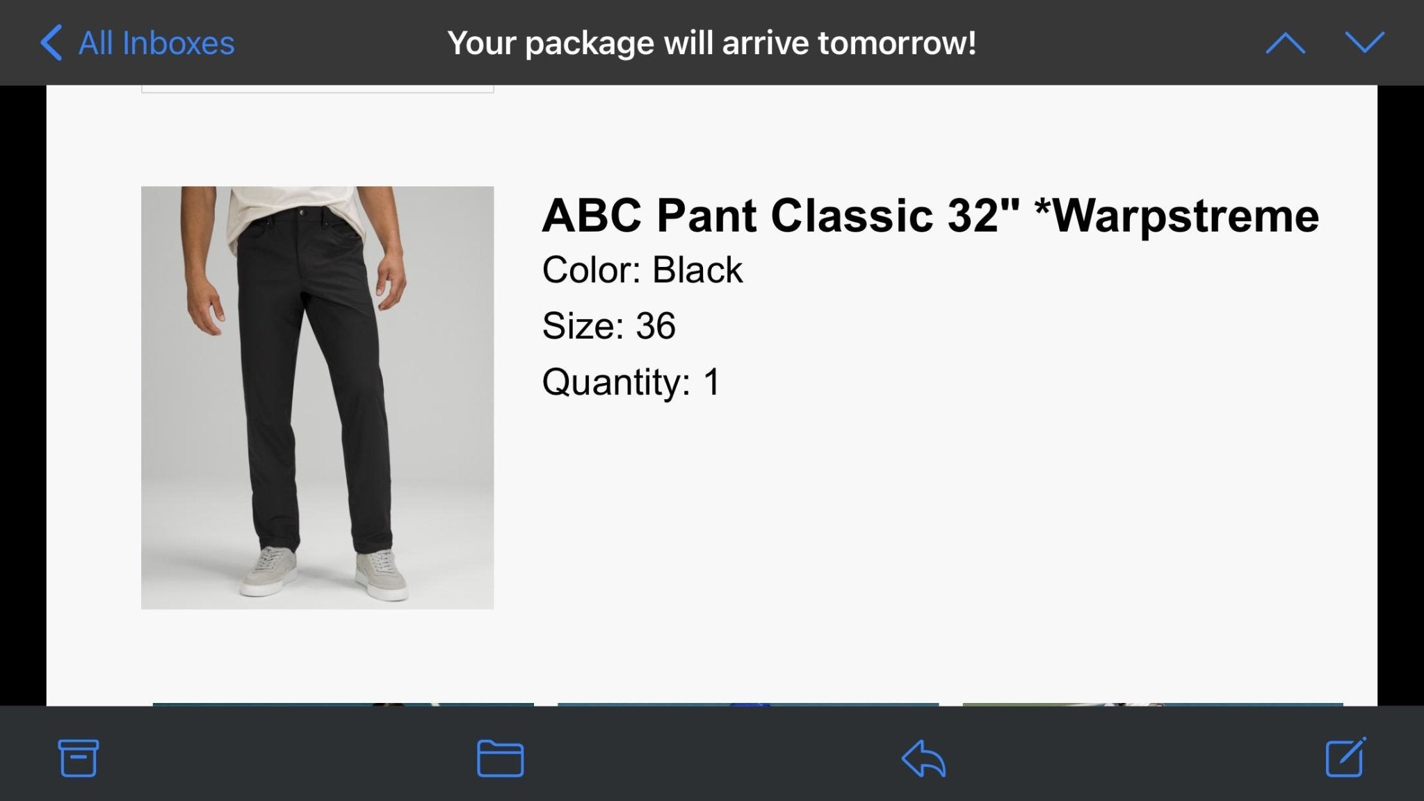 Lululemon classic pant warpstream 36 - The Jerusalem Market